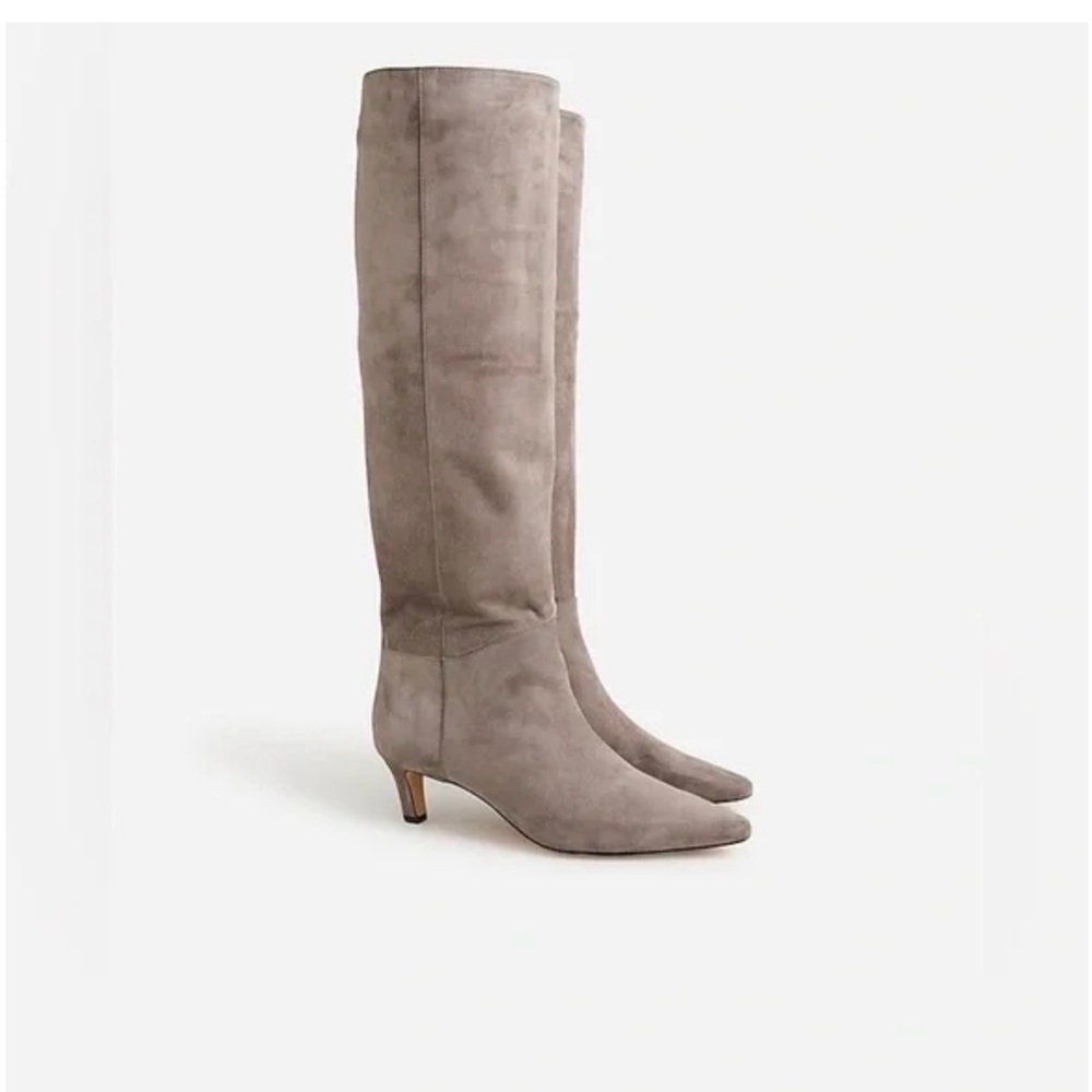 J. Crew Stevie knee-high boots in suede